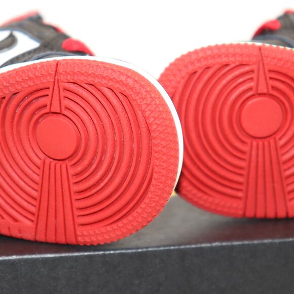 Nike Air Jordan 1 Retro High OG TD “Black Toe” Infant Size 3C – New in Box - Picture 6 of 7